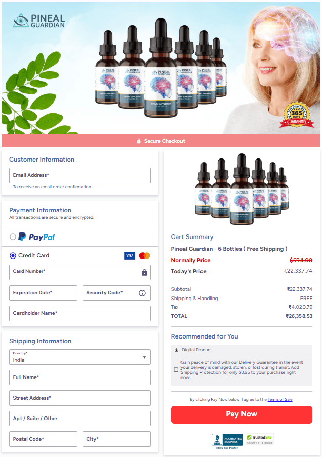 pineal guardian secure checkout